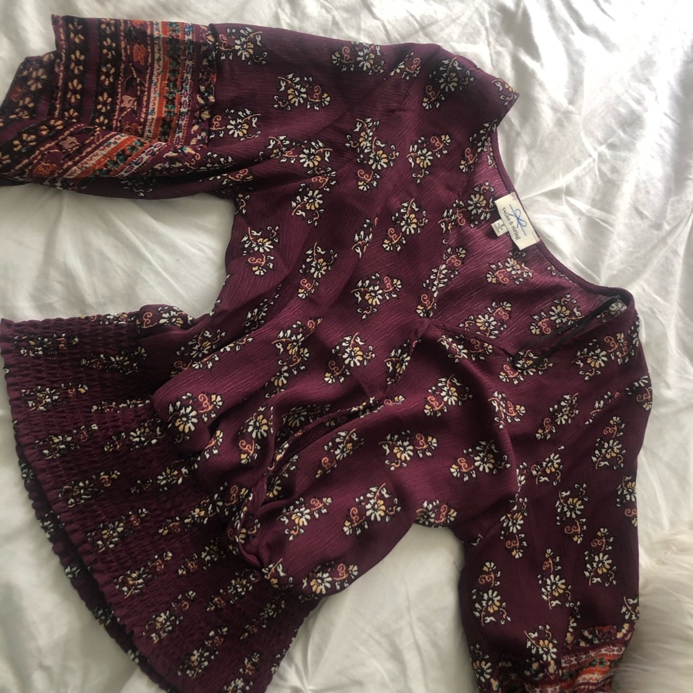 Floral print shirt